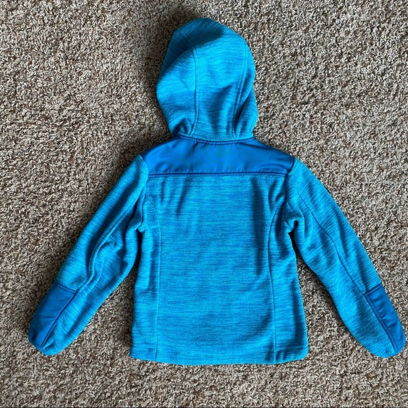 Free Country Teal Fleece Hooded Zip Up Jacket - Picture 10 of 13